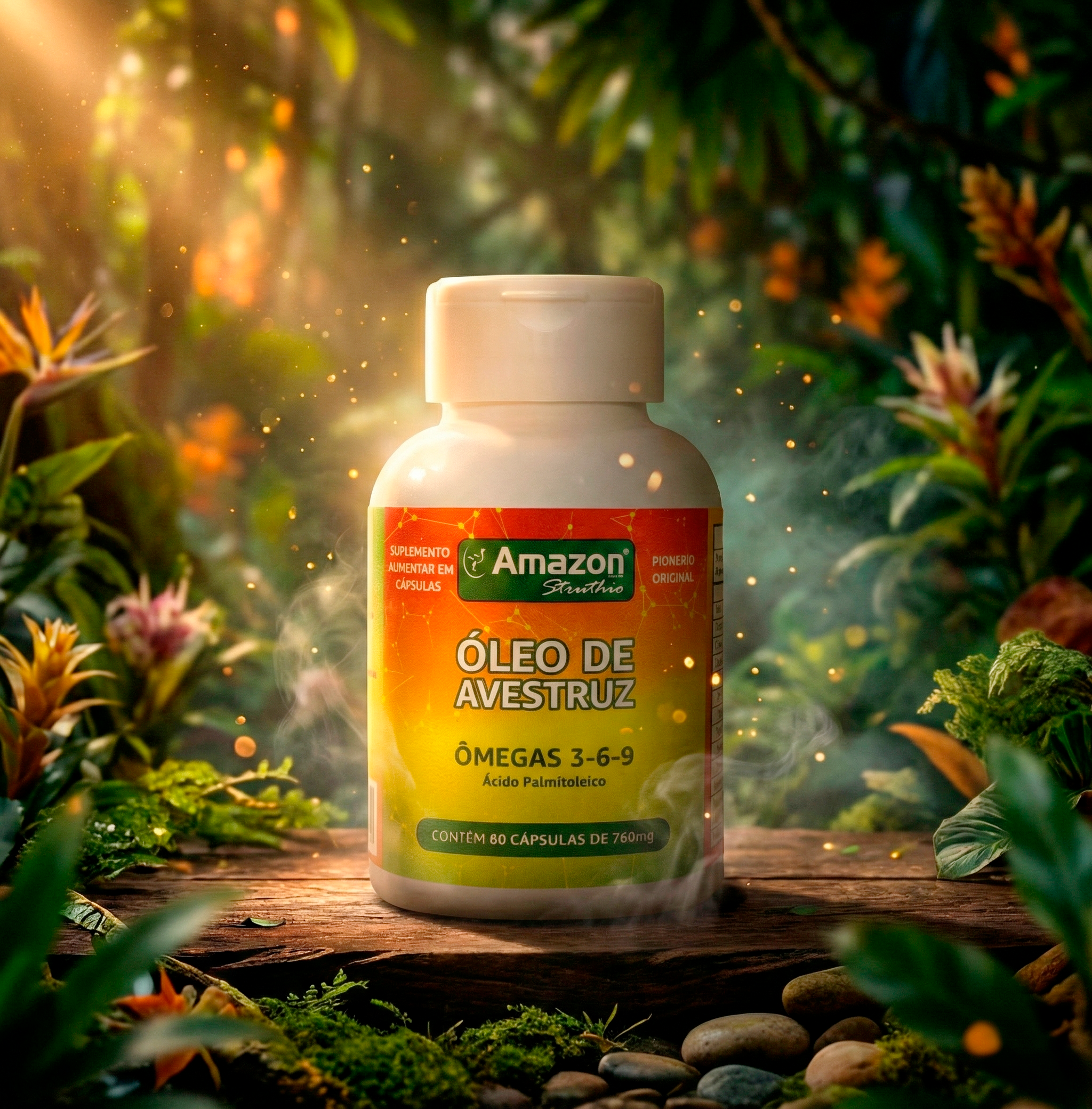Óleo de Avestruz - Amazon Struhtio - Ômegas 3-6-9